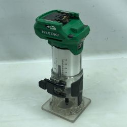 ◇◇ HiKOKI ハイコーキ 電動工具 トリマー HiKOKI 本体のみ コードレス式 M3608DA グリーン Cランク