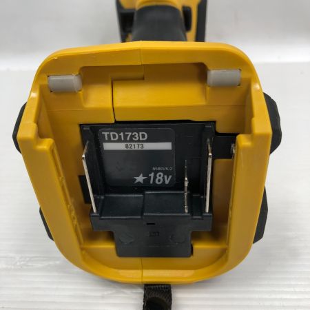  MAKITA マキタ 電動工具 インパクトドライバ コードレス式 TD173D イエロー