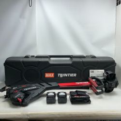 ◇◇ MAX マックス 電動工具 リバータイヤ 程度A 充電器・充電池2個・ケース付 コードレス式 RB-400T-E-B2C ブラック Aランク