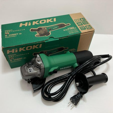 HiKOKI ハイコーキ ディスクグラインダー G10SH7 グリーン コード式 100mm
