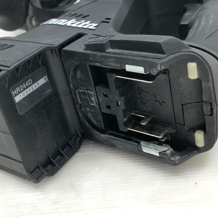  MAKITA マキタ 電動工具 ハンマドリル 充電器・充電池1個・ケース付 コードレス式 HR244D ブラック