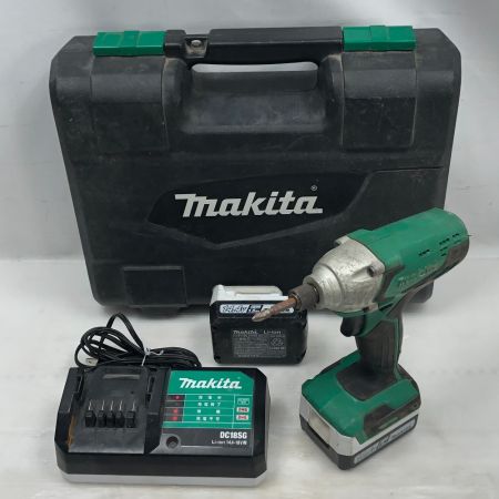  MAKITA マキタ 電動工具 インパクトドライバ 充電器・充電池2個・ケース付 コードレス式 M695D グリーン