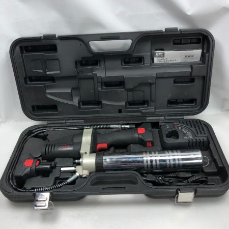  KTC ケーティーシー 電動工具 グリースガン 充電器・充電池2個・ケース付 コードレス式 JAE911 ブラック