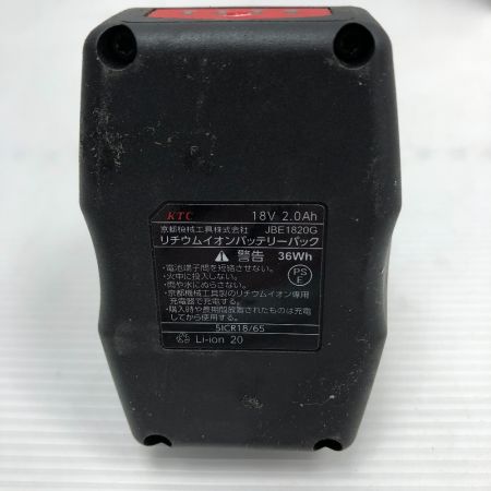  KTC ケーティーシー 電動工具 グリースガン 充電器・充電池2個・ケース付 コードレス式 JAE911 ブラック