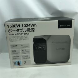◇◇ EcoFlow 電動工具 ポータブル電源 付属品完備 コードレス式 DELTA3Plus グレー Sランク
