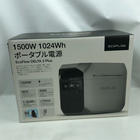  EcoFlow 電動工具 ポータブル電源 付属品完備 コードレス式 DELTA3Plus グレー