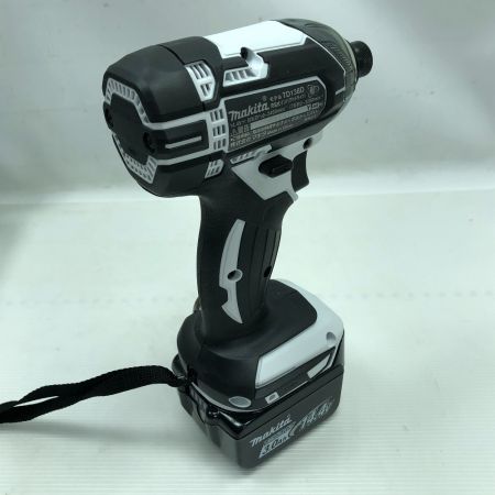  MAKITA マキタ 電動工具 インパクトドライバ 充電器・充電池2個・ケース付 コードレス式 TD138DRFXW ホワイト
