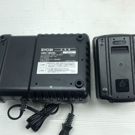  RYOBI リョービ 電動工具 卓上丸ノコ 充電器・充電池1個・ケース付 コードレス式 BTS-180L5 グリーン