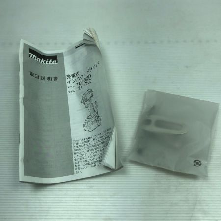  MAKITA マキタ 電動工具 インパクトドライバ TD172DZB ブラック