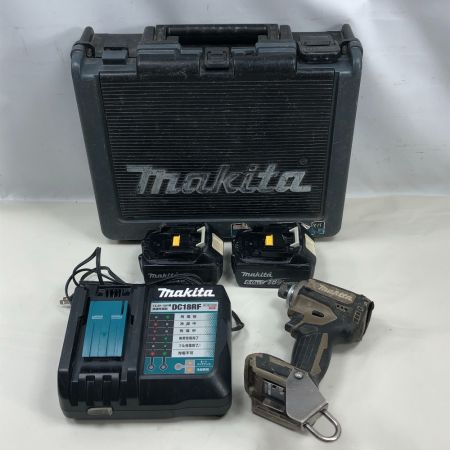  MAKITA マキタ 電動工具 インパクトドライバ 充電器・充電池2個 TD171 オリーブ