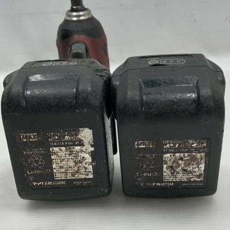  MAX マックス 電動工具 インパクトレンチ 充電器・充電池2個・ケース付 コードレス式 PJ-IW161-B2C ブラウン