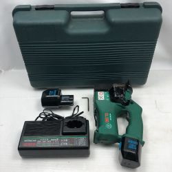 ◇◇ HITACHI 日立 電動工具 鉄筋カッター 充電器・充電池2個・ケース付 CL13D グリーン Cランク