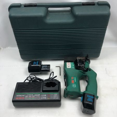  HITACHI 日立 電動工具 鉄筋カッター 充電器・充電池2個・ケース付 CL13D グリーン