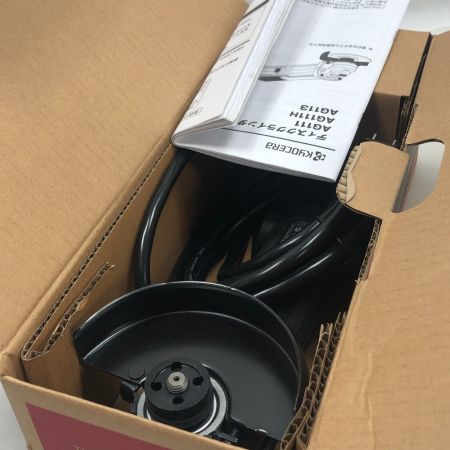  KYOCERA キョウセラ 電動工具 ディスクグラインダー AG111 ブラック