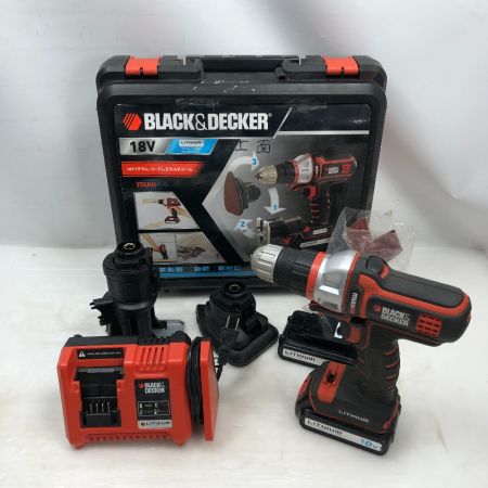  BLACK+DECKER ブラックアンドデッカー 電動工具 マルチツール EV0183 ブラック