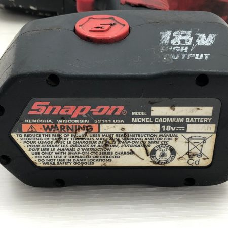  Snap-on スナップオン 電動工具 インパクトレンチ ブラック