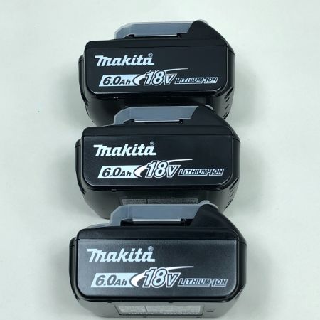 MAKITA マキタ 電動工具 バッテリー ３個セット BL1860B ブラック