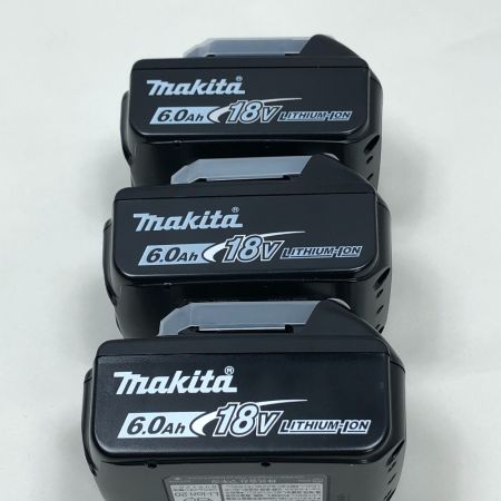  MAKITA マキタ 電動工具 バッテリー ３個セット BL1860B ブラック