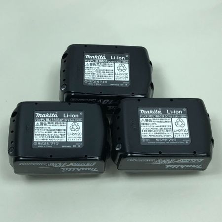  MAKITA マキタ 電動工具 バッテリー ３個セット BL1860B ブラック