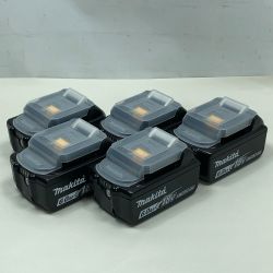 ◇◇ MAKITA マキタ 電動工具 バッテリー 5個セット BL1860B ブラック Sランク