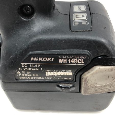  HiKOKI ハイコーキ 電動工具 アングルインパクトドライバ WH14DCL ブラック