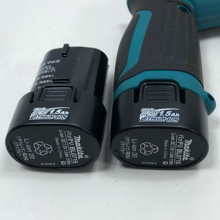  MAKITA マキタ 電動工具 インパクトドライバ 充電器・充電池2個・ケース付 TD022DSHX ブルー