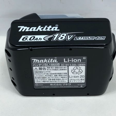  MAKITA マキタ 電動工具 バッテリー BL1860B ブラック