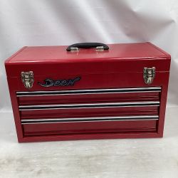 ◇◇ Deen 工具関連用品 工具箱 ツールボックス レッド Cランク