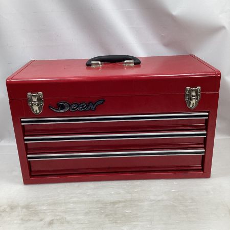  Deen 工具関連用品 工具箱 ツールボックス レッド