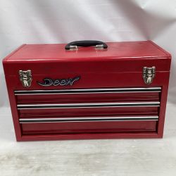 ◇◇ Deen 工具関連用品 工具箱 ツールボックス レッド Cランク