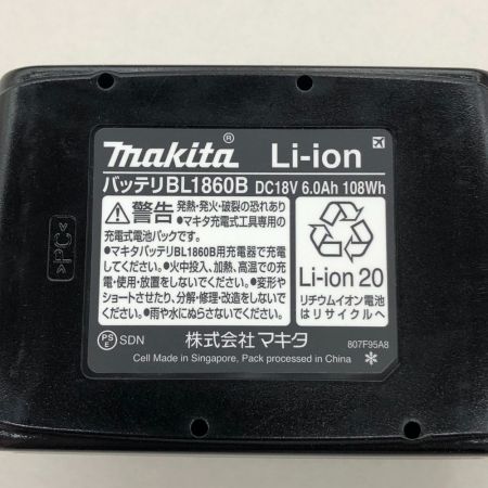  MAKITA マキタ 電動工具 バッテリー BL1860B ブラック