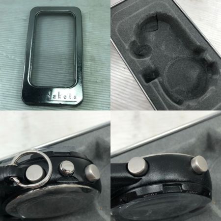  Dakota ダコタ クリップウォッチ カラビナウォッチ アングラー2 アナデジ 3724-3 #ブラック