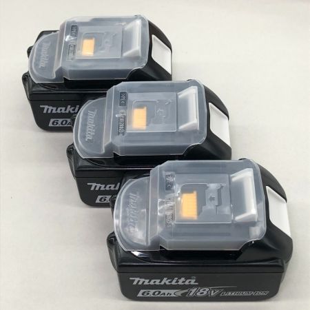  MAKITA マキタ 電動工具 バッテリー ３個セット BL1860B ブラック