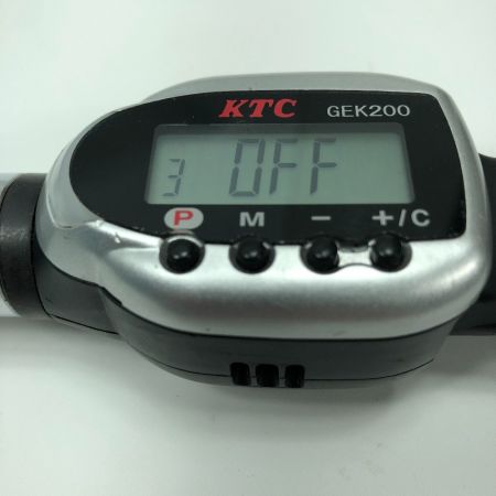  KTC ケーティーシー 電動工具 デジラチェ GEK200-Ｗ36 シルバー