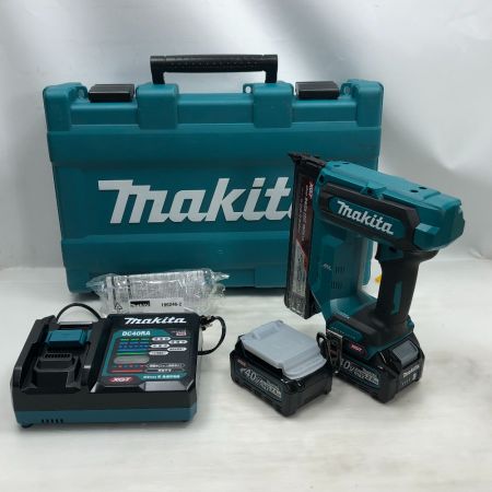  MAKITA マキタ 電動工具 仕上げ釘打 充電器・充電池2個・ケース付 FN001G ブルー