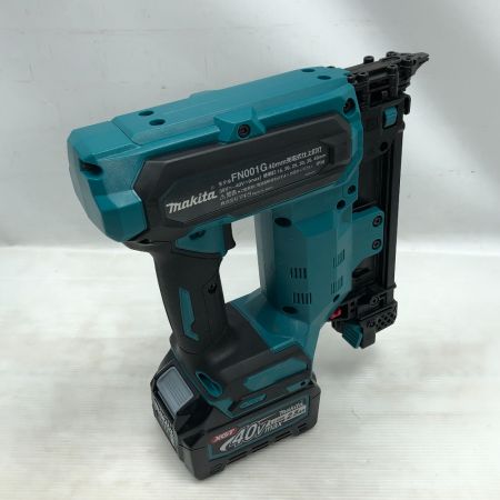  MAKITA マキタ 電動工具 仕上げ釘打 充電器・充電池2個・ケース付 FN001G ブルー