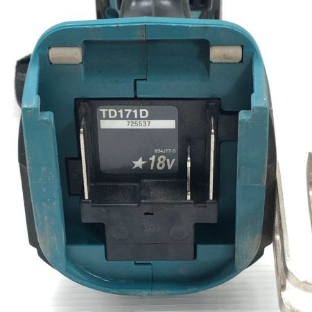  MAKITA マキタ 電動工具 インパクトドライバ TD171D ブルー