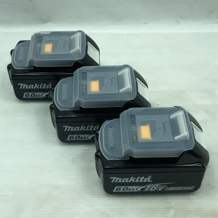  MAKITA マキタ 電動工具 バッテリー 3個セット BL1860B ブラック