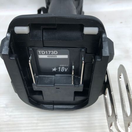  MAKITA マキタ 電動工具 インパクトドライバ TD173DXB ブラック
