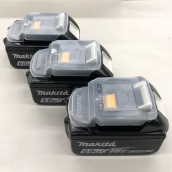 ◇◇ MAKITA マキタ 電動工具 バッテリー 3個セット 未使用品 BL1860B ブラック Sランク