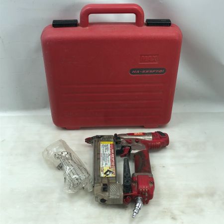  MAX マックス 工具 エアツール エアネイラ HA-55SF1(D) レッド