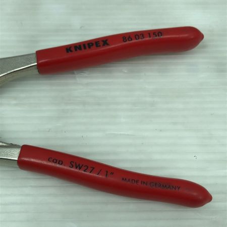  KNIPEX クニペックス 工具 ハンドツール プライヤーレンチ 86 03 150 レッド