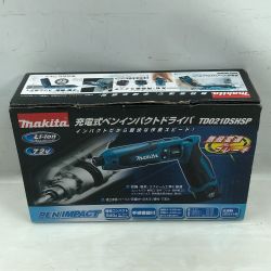 ◇◇ MAKITA マキタ 電動工具 インパクトドライバ 充電器・充電池1個・箱付 TD021DSHSP ブルー Aランク