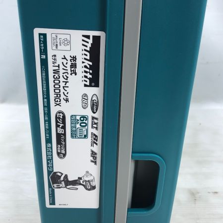  MAKITA マキタ 電動工具 インパクトレンチ 未使用品(S) 付属品完備 TW300DRGX ブルー