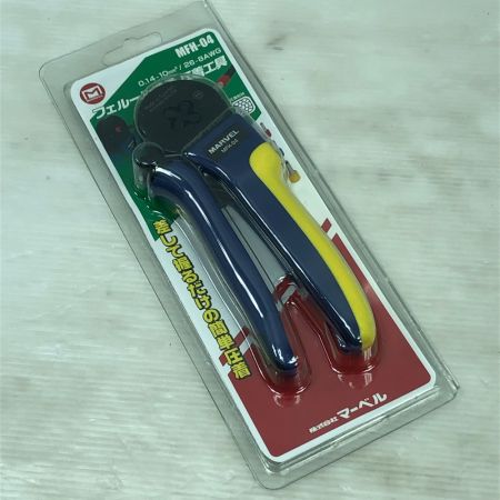  マーベル 工具 ハンドツール フェルール端子圧着工具 MFH-04 ブルー