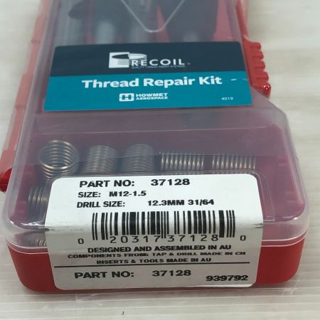   工具 ハンドツール トレードリコイルキット M12 P1.5 RECOIL シルバー