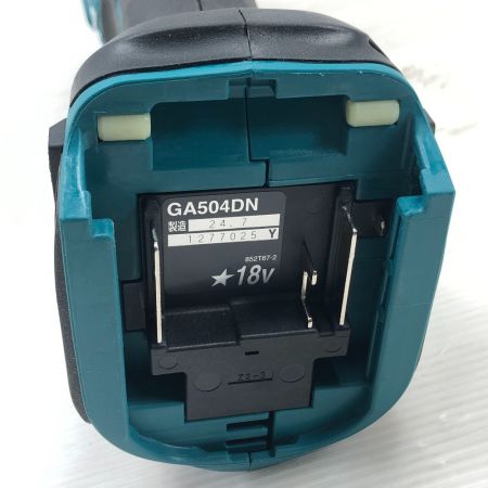  MAKITA マキタ 電動工具 ディスクグラインダー 付属品完備 コードレス式 GA504DN ブルー