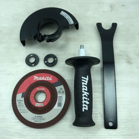  MAKITA マキタ 電動工具 ディスクグラインダー 付属品完備 コードレス式 GA504DN ブルー