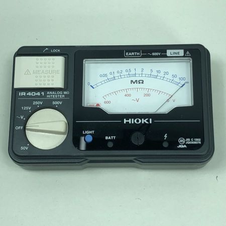  HIOKI 工具 ハンドツール テスター IR4041 ブラック