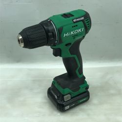 ◇◇ HiKOKI ハイコーキ 電動工具 ドライバドリル 充電池1個付 DS12DD グリーン Bランク